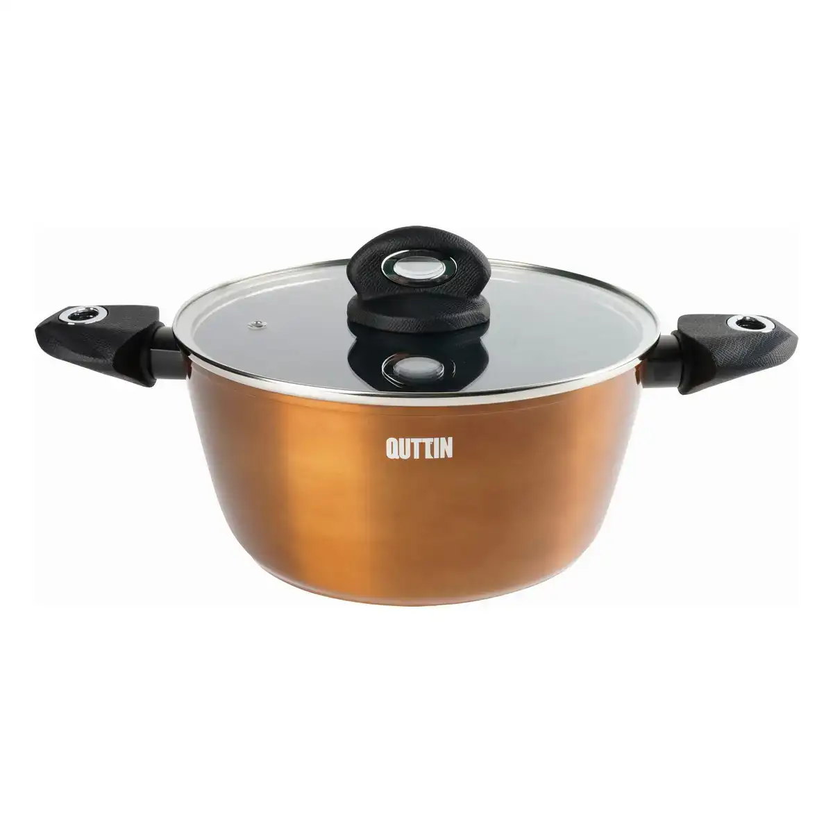 Casserole avec couvercle quttin foodie cuivre 20 x 9 5 cm _3805. DIAYTAR COTE D'IVOIRE - Là où Chaque Clic Compte. Parcourez notre boutique en ligne et laissez-vous guider vers des trouvailles uniques qui enrichiront votre quotidien.