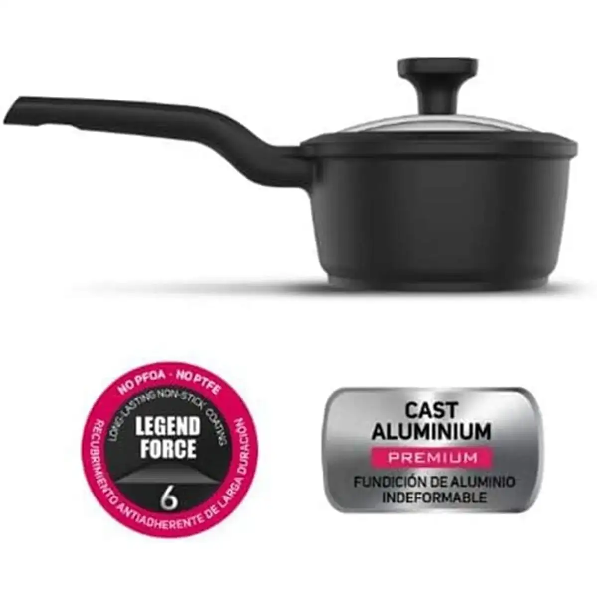 Casserole avec couvercle taurus kck3018 o 18 cm noir aluminium_8780. DIAYTAR COTE D'IVOIRE - Où Choisir Rime avec Qualité. Découvrez notre sélection soigneusement conçue et choisissez des articles qui incarnent l'excellence et l'innovation.