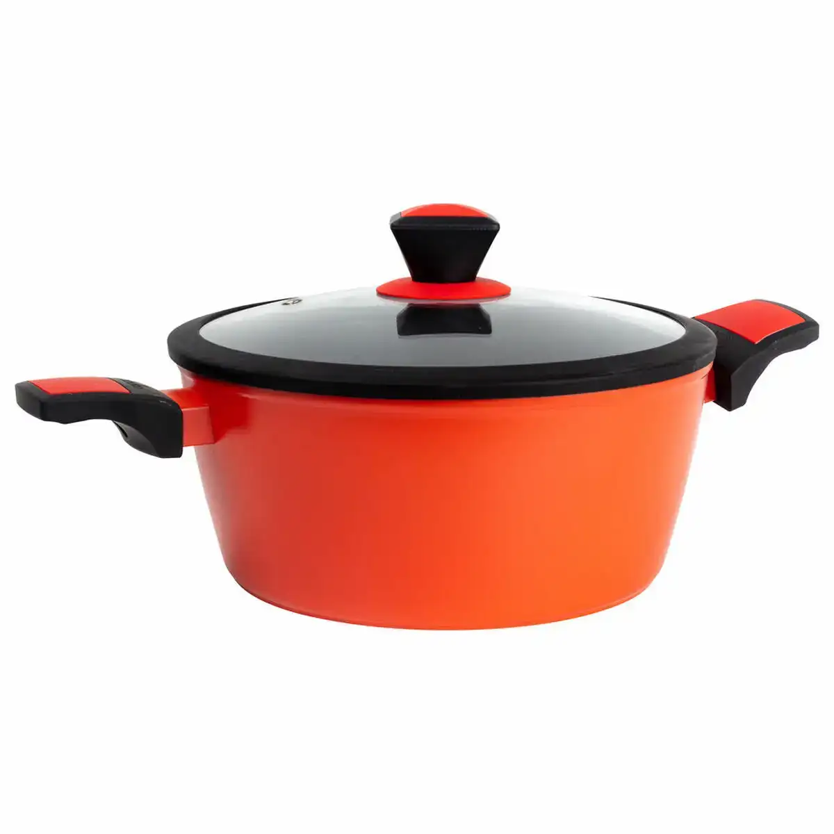 Casserole benetton be258 rouge orange aluminium aluminium forge o 28 cm_4134. DIAYTAR COTE D'IVOIRE - Là où Chaque Achat Contribue à un Rêve. Naviguez à travers notre boutique en ligne et soutenez des artisans talentueux tout en acquérant des trésors.