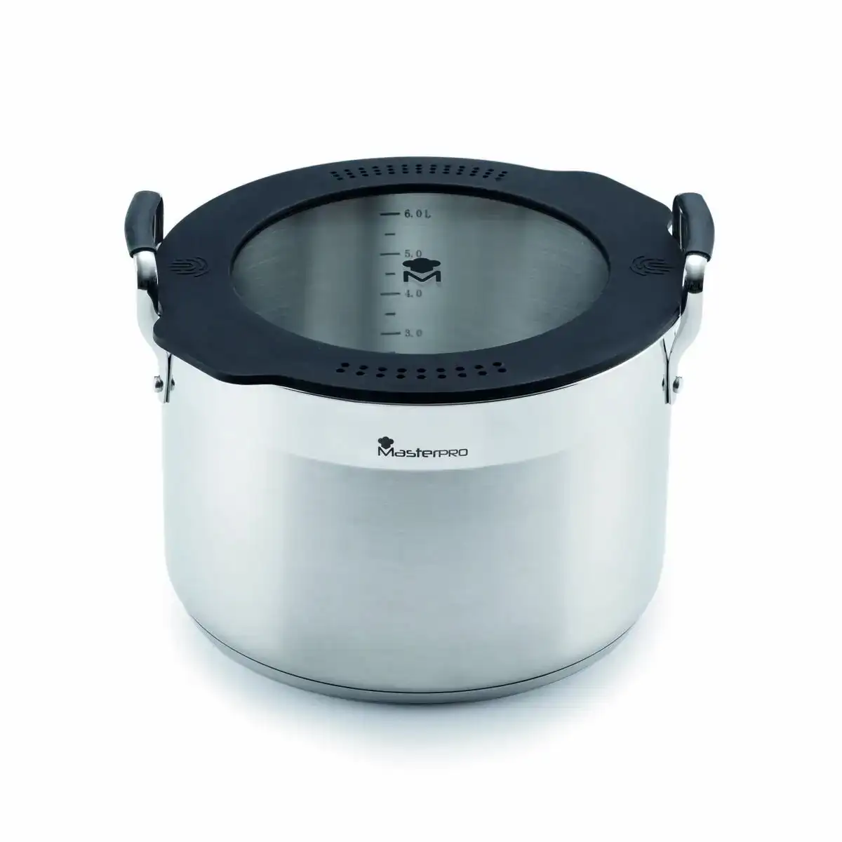 Casserole masterpro bgeu 3779 o 24 cm noir acier inoxydable silicone_3918. DIAYTAR COTE D'IVOIRE - Où Choisir est une Célébration de l'Artisanat. Explorez notre boutique en ligne et choisissez des articles qui incarnent l'art et le savoir-faire du Côte d'Ivoire.
