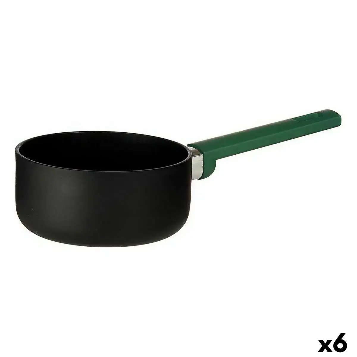 Casserole o 16 cm noir vert 1 3 l 6 unites _8305. DIAYTAR COTE D'IVOIRE - Là où le Chic Rencontre la Tradition. Naviguez à travers notre catalogue et choisissez des produits qui équilibrent l'élégance intemporelle et l'innovation moderne.