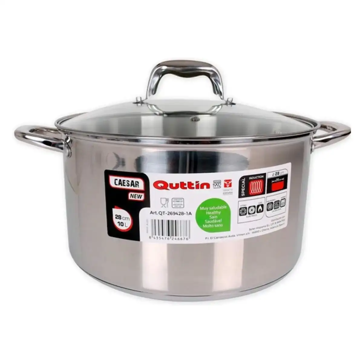 Casserole quttin new caesar 10 l o 28 x 16 5 cm _8002. Plongez dans le Monde de DIAYTAR COTE D'IVOIRE - Où Chaque Article Raconte une Histoire. Explorez notre vaste assortiment et choisissez des produits qui vous parlent et reflètent votre style unique.