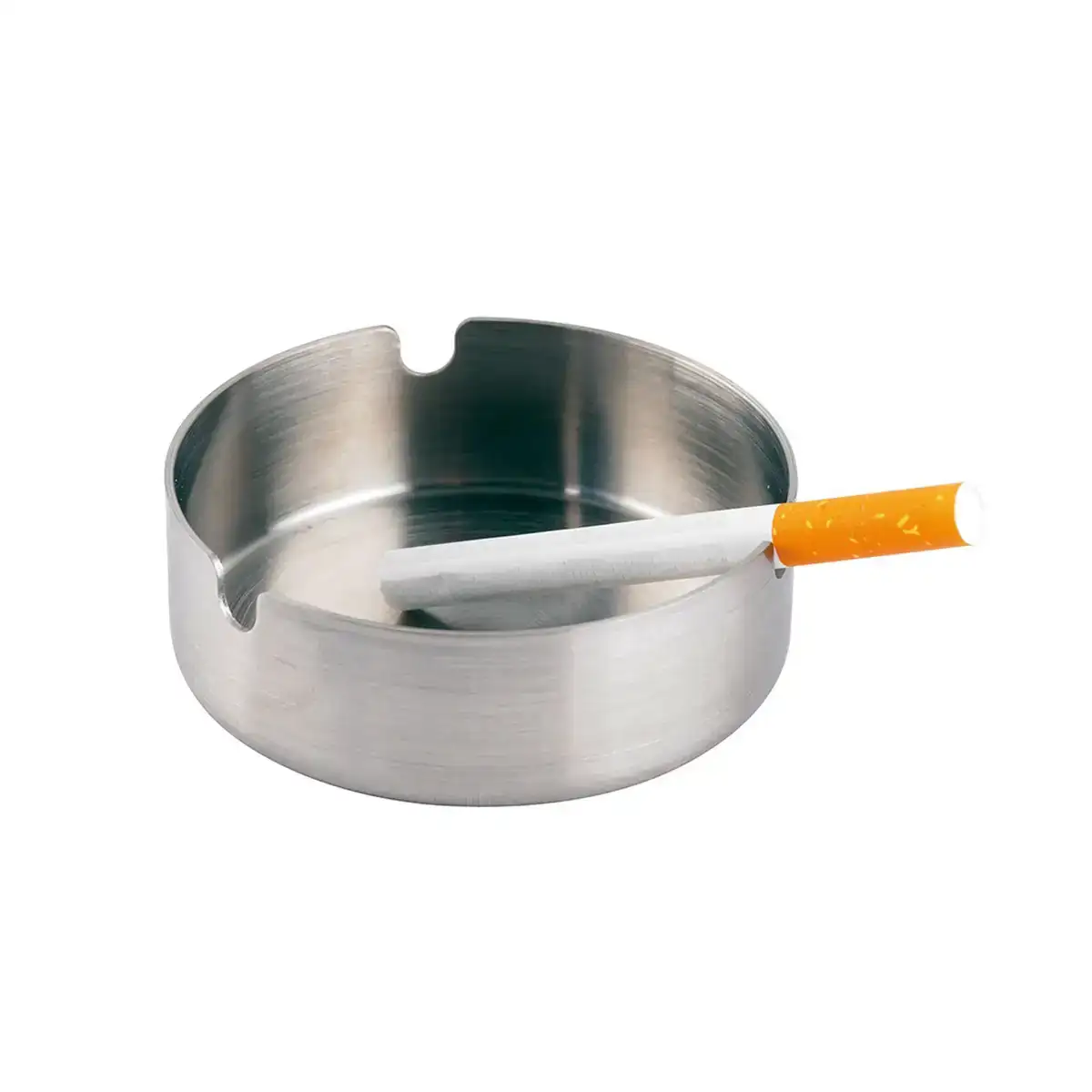 Cendrier polyflame argente classique acier inoxydable o 8 cm _5044. DIAYTAR COTE D'IVOIRE - Votre Passage vers le Raffinement. Plongez dans notre univers de produits exquis et choisissez des articles qui ajoutent une touche de sophistication à votre vie.