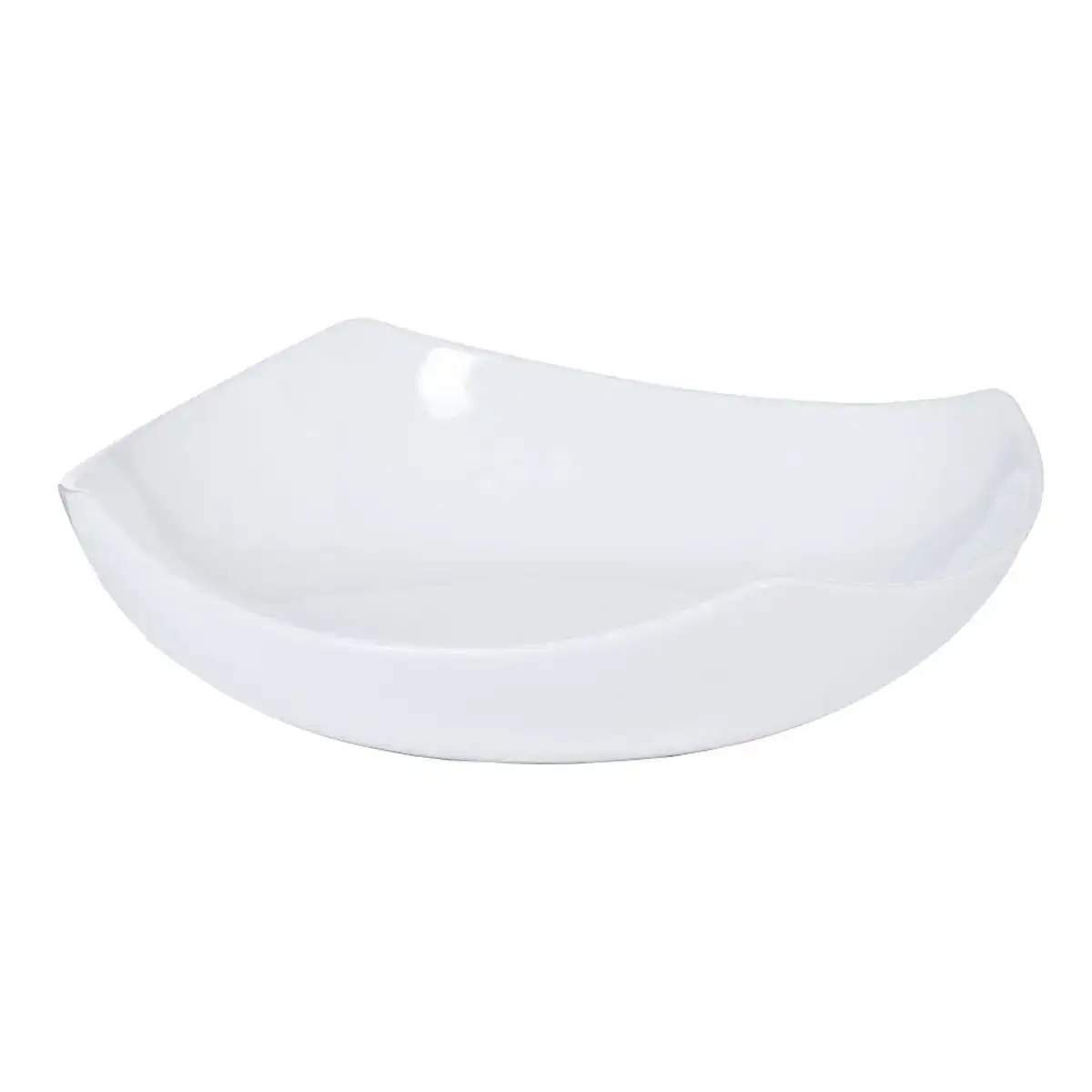 Centre de table 29 5 x 29 5 x 8 cm ceramique blanc_9929. Bienvenue chez DIAYTAR COTE D'IVOIRE - Où le Shopping Devient un Voyage. Explorez notre plateforme pour dénicher des produits uniques, racontant l'histoire et l'âme du Côte d'Ivoire.