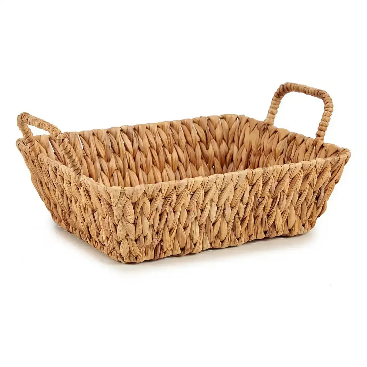 Centre de table avec des poignees metal marron jacinthe d eau 28 5 x 16 x 41 5 cm _8932. Bienvenue chez DIAYTAR COTE D'IVOIRE - Où Choisir est une Invitation au Voyage. Explorez notre boutique en ligne et découvrez des produits qui vous transportent dans l'univers du Côte d'Ivoire.