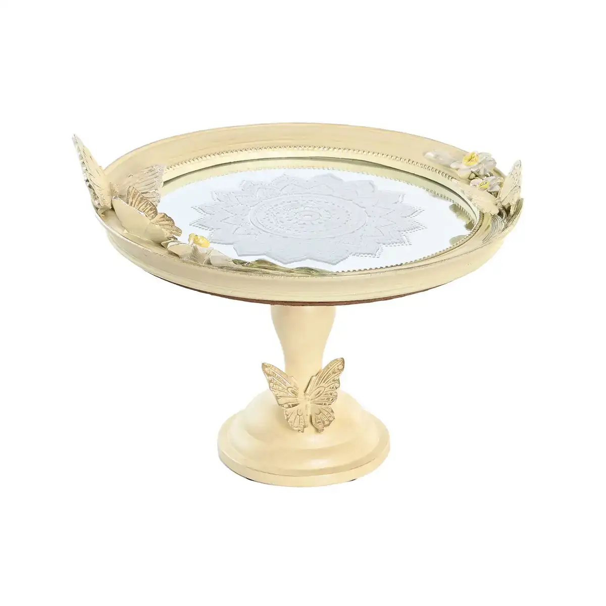 Centre de table dkd home decor 24 x 22 6 x 18 cm beige papillons_5914. DIAYTAR COTE D'IVOIRE - L'Essence de la Tradition et de la Modernité réunies. Explorez notre plateforme en ligne pour trouver des produits authentiques du Côte d'Ivoire, tout en découvrant les dernières tendances du monde moderne.