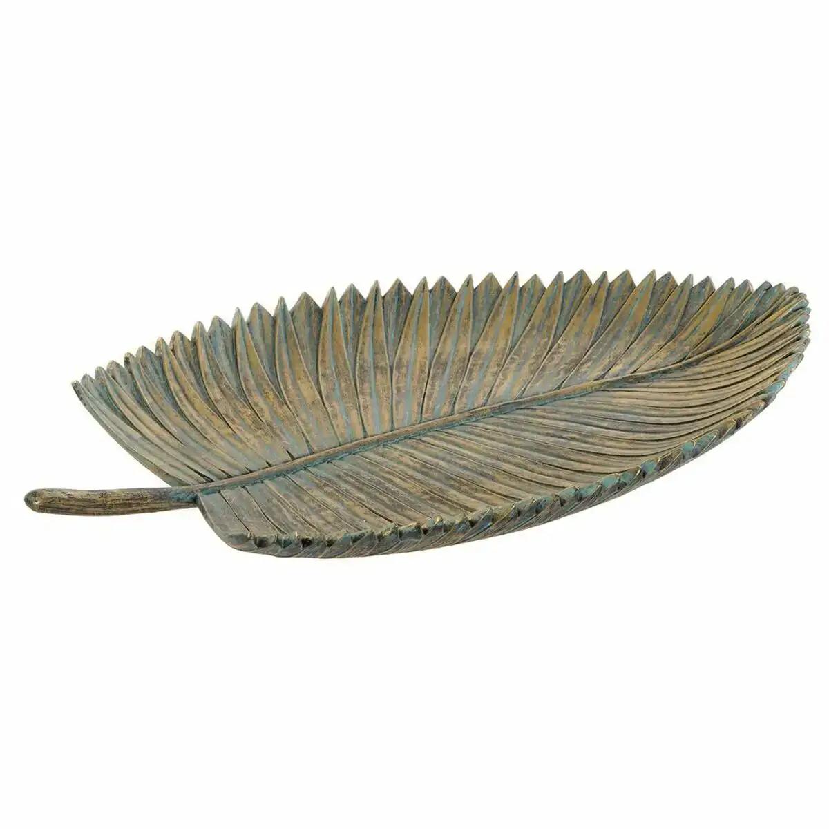 Centre de table dkd home decor 39 x 23 x 5 cm gris dore tropical feuille d une plante_3070. DIAYTAR COTE D'IVOIRE - Votre Compagnon Shopping, Votre Style Unique. Explorez notre boutique en ligne pour dénicher des trésors qui expriment qui vous êtes, de la mode à la maison.
