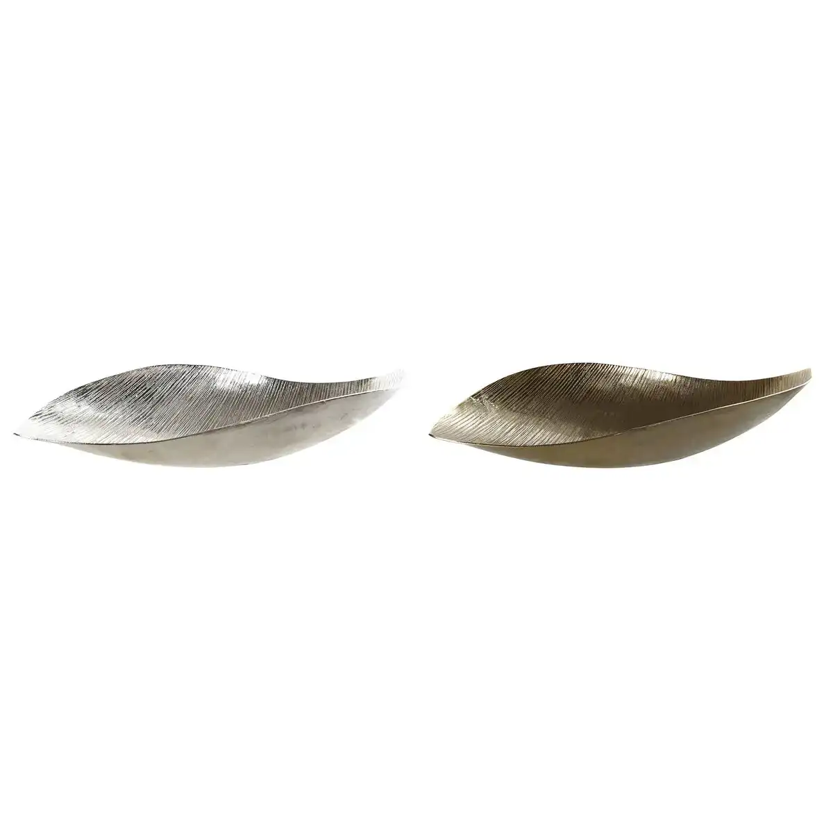 Centre de table dkd home decor 47 x 20 x 7 cm argente dore moderne feuille d une plante 2 unites _7717. DIAYTAR COTE D'IVOIRE - Votre Plateforme Shopping, Votre Choix Éclairé. Explorez nos offres et choisissez des articles de qualité qui reflètent votre style et vos valeurs.