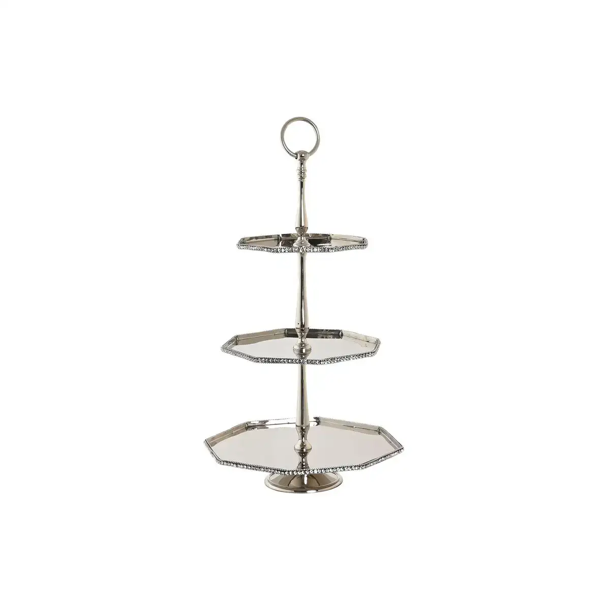 Centre de table dkd home decor argente aluminium 28 x 28 x 47 cm _9421. DIAYTAR COTE D'IVOIRE - Où Choisir Devient un Plaisir. Découvrez notre boutique en ligne et choisissez parmi une variété de produits qui satisferont tous vos besoins.