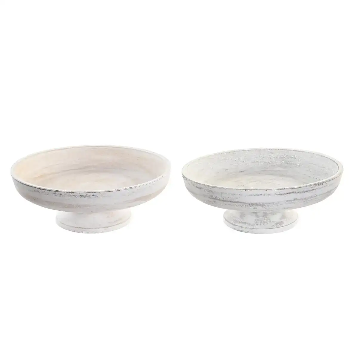 Centre de table dkd home decor blanc beige finition vieillie 30 x 30 x 11 cm 2 unites _7552. DIAYTAR COTE D'IVOIRE - L'Art du Shopping Facilité. Naviguez sur notre plateforme en ligne pour découvrir une expérience d'achat fluide et agréable, avec une gamme de produits adaptés à tous.