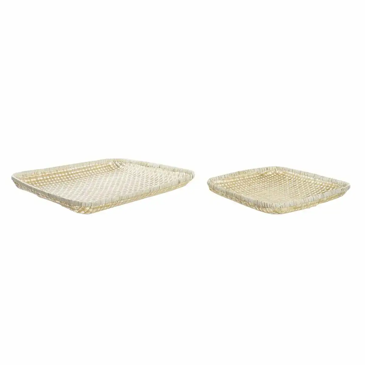 Centre de table dkd home decor marron naturel tropical 53 x 53 x 6 cm 2 unites _1421. Entrez dans l'Univers de DIAYTAR COTE D'IVOIRE - Où le Choix Rencontre l'Authenticité. Explorez nos rayons virtuels et trouvez des produits qui incarnent la richesse de notre culture.