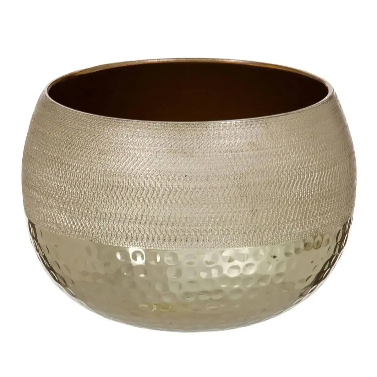 Centre de table dore aluminium 17 x 17 x 12 cm_8463. DIAYTAR COTE D'IVOIRE - L'Art de Choisir, l'Art de S'émerveiller. Explorez notre gamme de produits et laissez-vous émerveiller par des créations authentiques et des designs modernes.