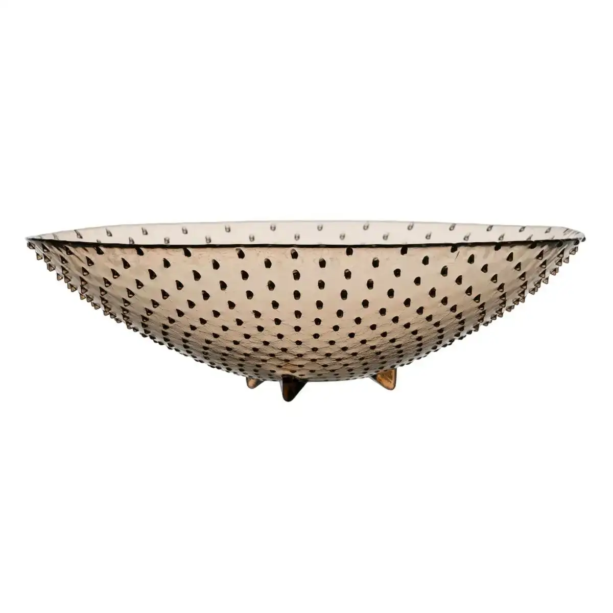 Centre de table verre recycle caramel 40 x 40 x 11 cm_9670. DIAYTAR COTE D'IVOIRE - Votre Destination Shopping Exquise. Explorez notre boutique en ligne et découvrez des trésors qui ajoutent une touche de sophistication à votre style et à votre espace.
