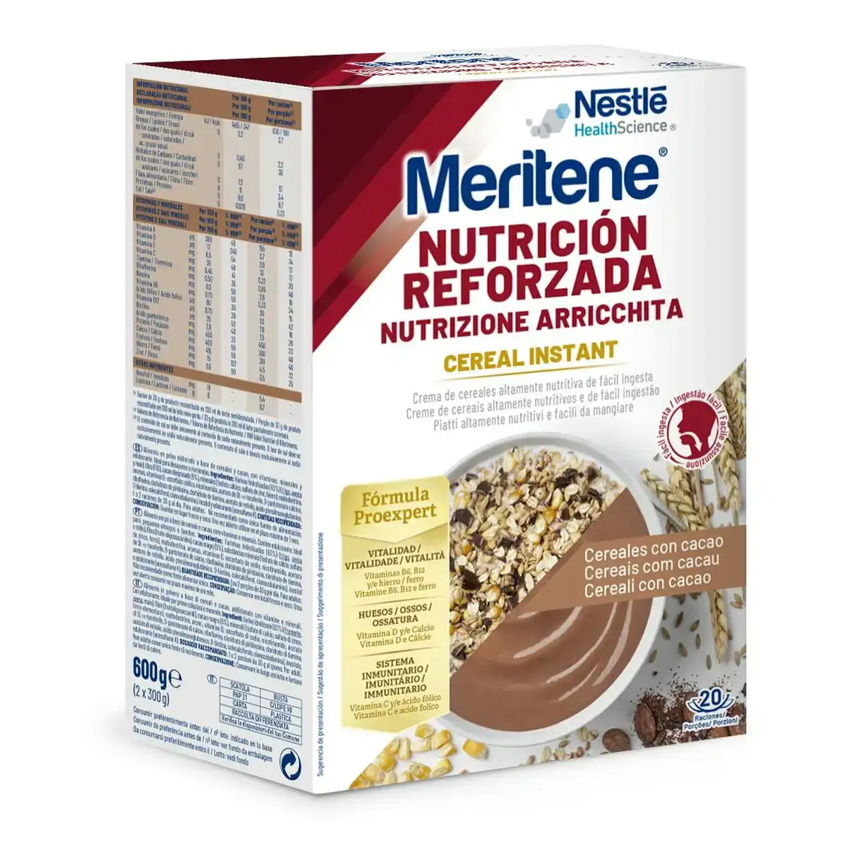 Cereales meritene cacao 600 g_8437. Bienvenue sur DIAYTAR COTE D'IVOIRE - Où Chaque Produit a son Histoire. Découvrez notre sélection unique et choisissez des articles qui racontent la richesse culturelle et artistique du Côte d'Ivoire.