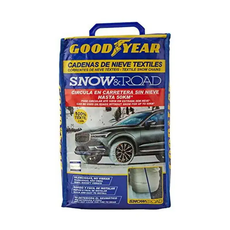 Chaines a neige pour voiture goodyear snow road xxl _8028. DIAYTAR COTE D'IVOIRE - L'Art de Choisir, l'Art de Vivre. Explorez notre univers de produits soigneusement sélectionnés pour vous offrir une expérience shopping riche et gratifiante.