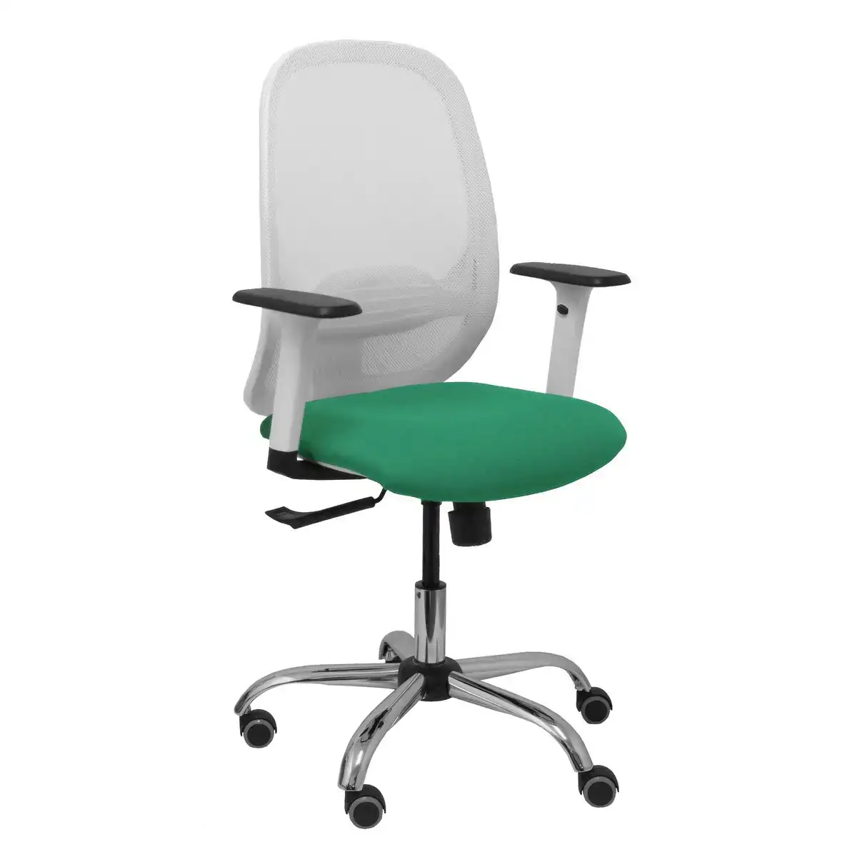 Chaise de bureau p c 354crrp blanc vert vert emeraude_3691. Bienvenue chez DIAYTAR COTE D'IVOIRE - Où Chaque Objet a sa Propre Histoire. Découvrez notre sélection soigneusement choisie et choisissez des produits qui racontent le patrimoine sénégalais.
