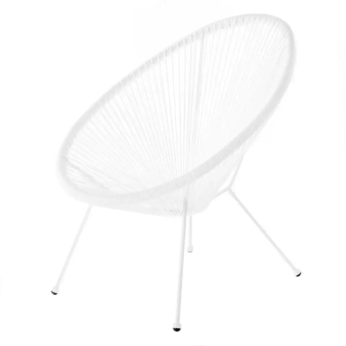 Chaise de jardin acapulco 73 x 80 x 85 cm blanc rotin_7691. DIAYTAR COTE D'IVOIRE - Où la Tradition Renouvelée Rencontre l'Innovation. Explorez notre gamme de produits qui fusionnent l'héritage culturel avec les besoins contemporains.