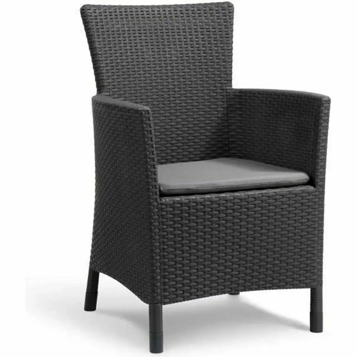 Chaise de jardin allibert by keter 215526 gris graphite rotin 62 x 60 x 89 cm_4233. DIAYTAR COTE D'IVOIRE - Où Choisir Devient une Découverte. Explorez notre boutique en ligne et trouvez des articles qui vous surprennent et vous ravissent à chaque clic.