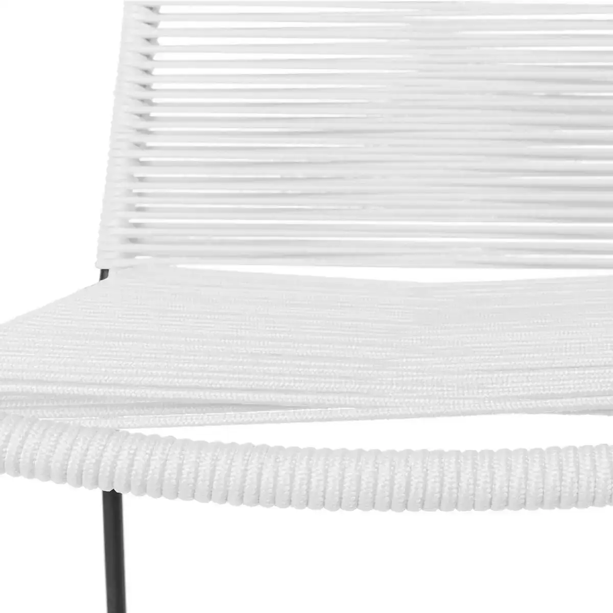 Chaise de jardin antea 57 x 61 x 90 cm corde blanc_1909. DIAYTAR COTE D'IVOIRE - Votre Destination pour un Shopping Unique. Parcourez notre catalogue et trouvez des articles qui expriment votre singularité et votre style.