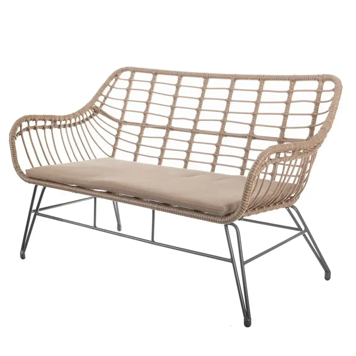 Chaise de jardin ariki 121 x 62 x 76 cm rotin synthetique acier graphite_9311. Bienvenue sur DIAYTAR COTE D'IVOIRE - Là où le Shopping Devient une Aventure. Explorez notre catalogue et dénichez des trésors qui élargiront votre horizon shopping.