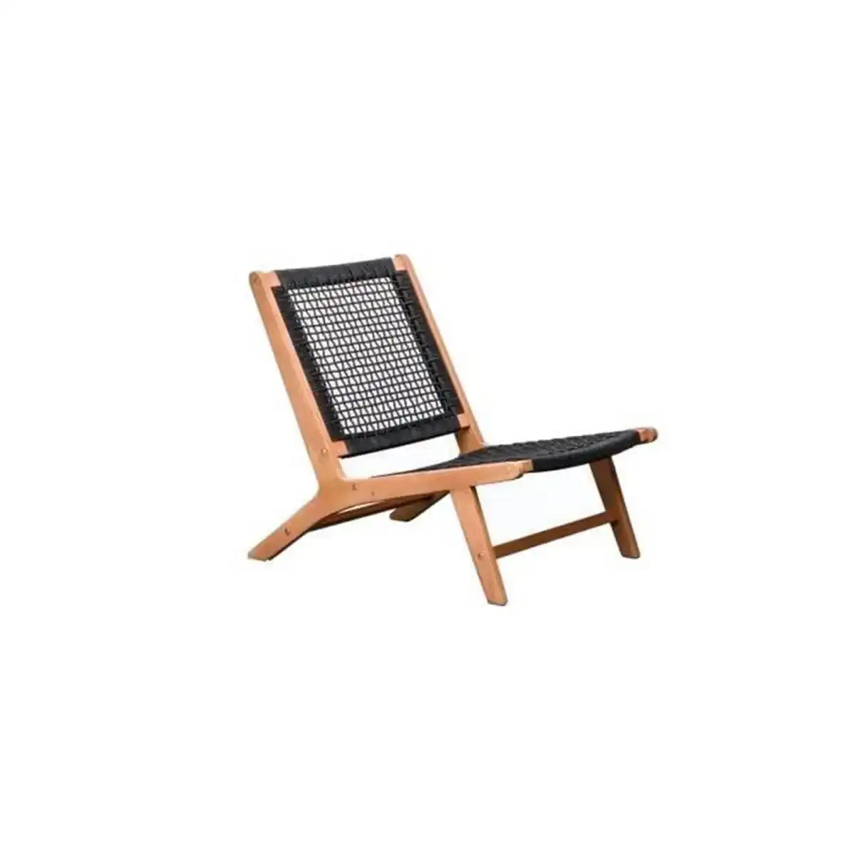 Chaise de jardin beau rivage corde bois d eucalyptus 81 x 60 x 72 cm _1337. DIAYTAR COTE D'IVOIRE - Où Chaque Achat Raconte une Histoire. Parcourez notre boutique en ligne pour trouver des articles qui évoquent le savoir-faire et la tradition du Côte d'Ivoire.