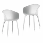 Chaise de jardin blanc 2 pieces _6496. Bienvenue chez DIAYTAR COTE D'IVOIRE - Où Choisir est un Voyage. Plongez dans notre plateforme en ligne pour trouver des produits qui ajoutent de la couleur et de la texture à votre quotidien.