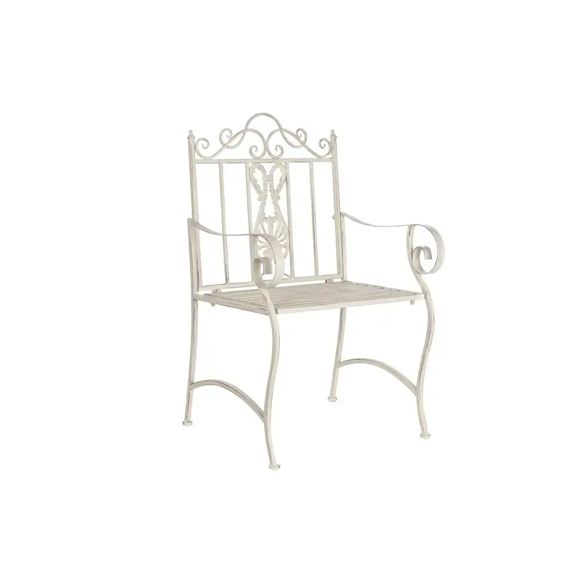 Chaise de jardin dkd home decor blanc metal 63 5 x 52 x 98 cm_2677. Votre Destination de Choix: DIAYTAR COTE D'IVOIRE - Où l'Authenticité Rencontre la Commodité. Faites l'expérience de magasiner en ligne pour des articles qui incarnent la richesse culturelle et la modernité du Côte d'Ivoire.