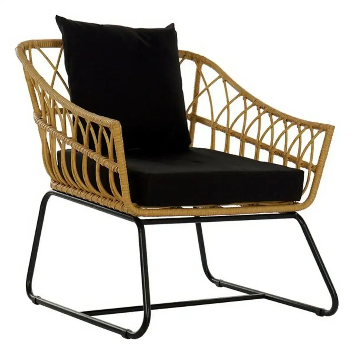 Chaise de jardin dkd home decor metal rotin 76 x 58 x 80 cm _4332. DIAYTAR COTE D'IVOIRE - Où Choisir est une Célébration de l'Artisanat. Explorez notre boutique en ligne et choisissez des articles qui incarnent l'art et le savoir-faire du Côte d'Ivoire.