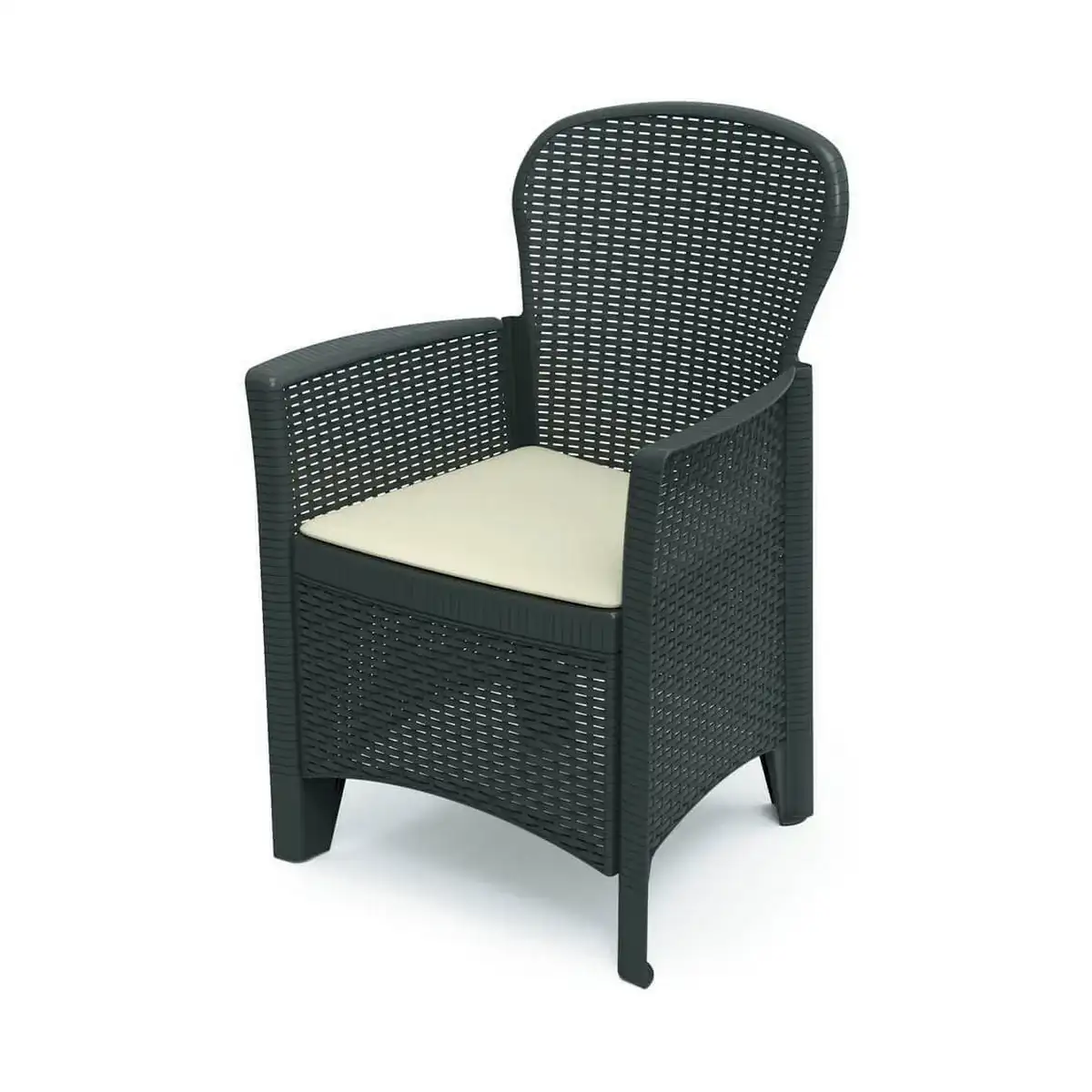Chaise de jardin ipae progarden folia anthracite polypropylene 60 x 58 x 89 cm _1681. DIAYTAR COTE D'IVOIRE - Votre Plateforme pour un Shopping Inspiré. Explorez nos offres variées et découvrez des articles qui stimulent votre créativité et embellissent votre vie.