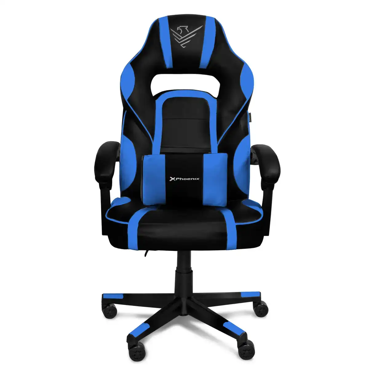Chaise de jeu phoenix trophy bleu noir blue_4048. DIAYTAR COTE D'IVOIRE - Où Choisir est un Voyage Cultuel. Explorez notre boutique en ligne et découvrez des produits qui célèbrent la richesse et la diversité culturelle du Côte d'Ivoire.