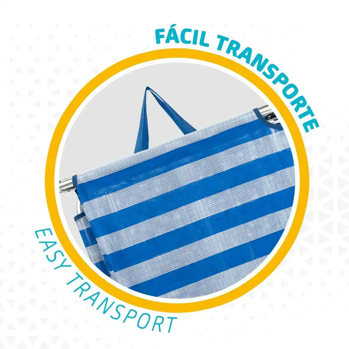 Chaise de plage aktive 188 x 30 x 58 cm_2287. DIAYTAR COTE D'IVOIRE - Là où Chaque Produit Est une Trouvaille. Explorez notre sélection minutieuse et découvrez des articles qui correspondent à votre style de vie et à vos aspirations.