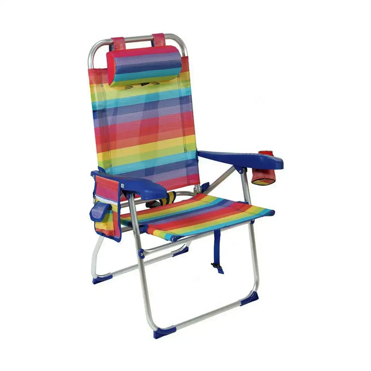 Chaise de plage textiline multicouleur_3902. DIAYTAR COTE D'IVOIRE - Où Choisir est une Célébration de l'Artisanat Local. Découvrez notre boutique en ligne et choisissez des produits qui incarnent la passion des artisans sénégalais.