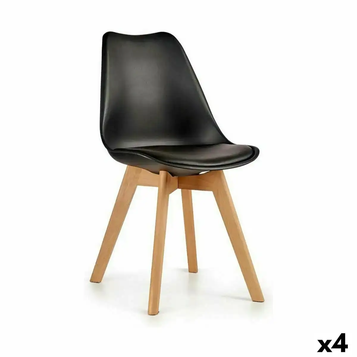 Chaise de salle a manger marron noir 42 x 80 x 50 cm 4 unites _2649. Plongez dans l'Expérience DIAYTAR COTE D'IVOIRE - Où Chaque Produit a une Histoire. Explorez notre boutique en ligne pour trouver des articles qui incarnent la passion et la créativité du Côte d'Ivoire.