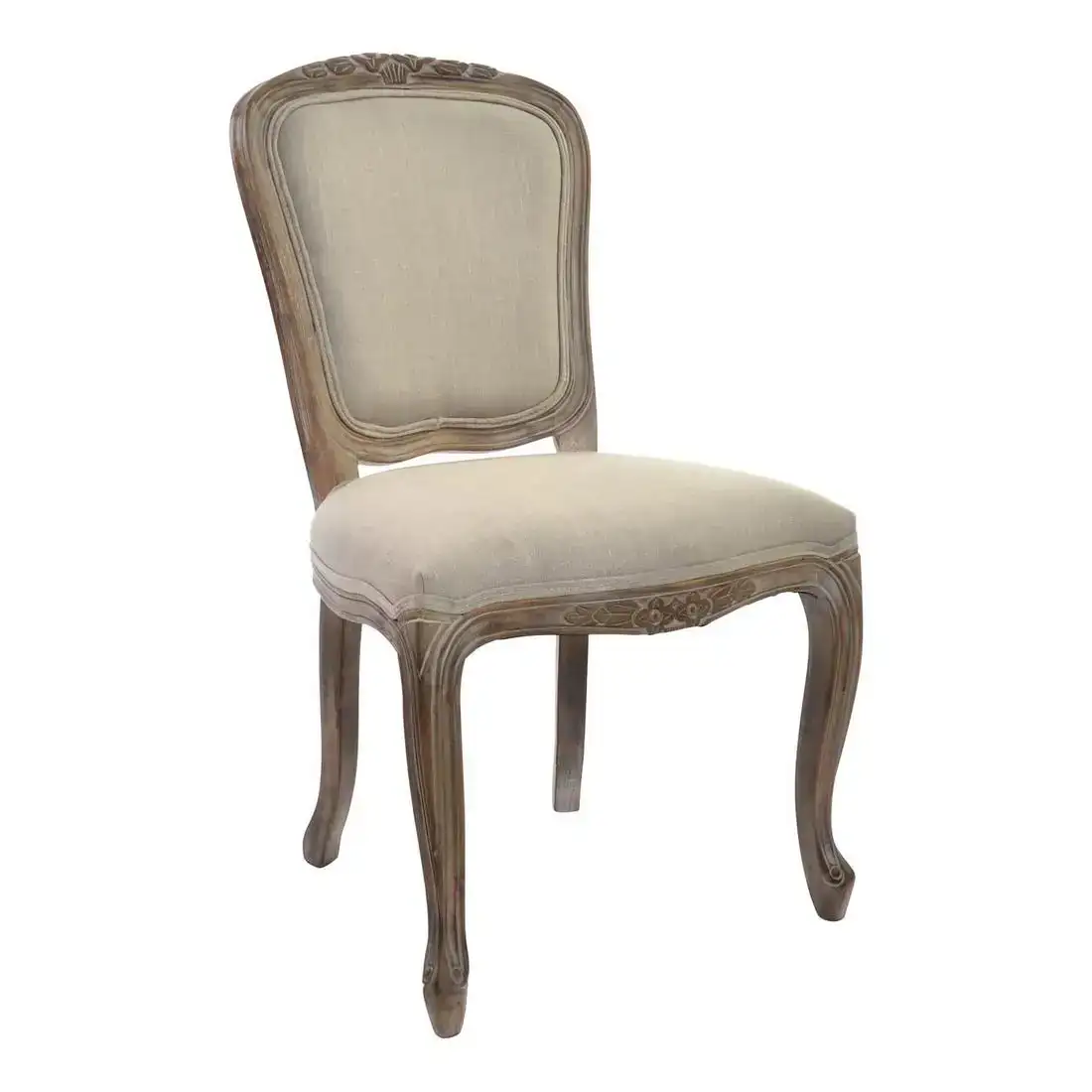 Chaise dkd home decor 53 x 49 x 96 cm gris bois marron_9629. DIAYTAR COTE D'IVOIRE - Où Chaque Produit a son Histoire à Raconter. Parcourez notre catalogue et découvrez des articles qui portent en eux la passion et l'histoire du Côte d'Ivoire.