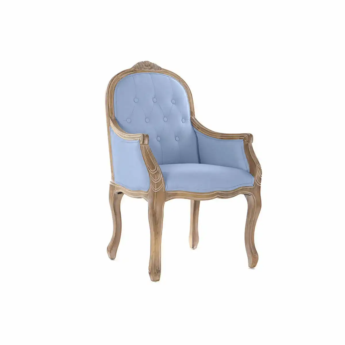 Chaise dkd home decor 63 5 x 50 x 102 cm naturel bleu_5506. DIAYTAR COTE D'IVOIRE - Votre Destination Shopping Exquise. Explorez notre boutique en ligne et découvrez des trésors qui ajoutent une touche de sophistication à votre style et à votre espace.