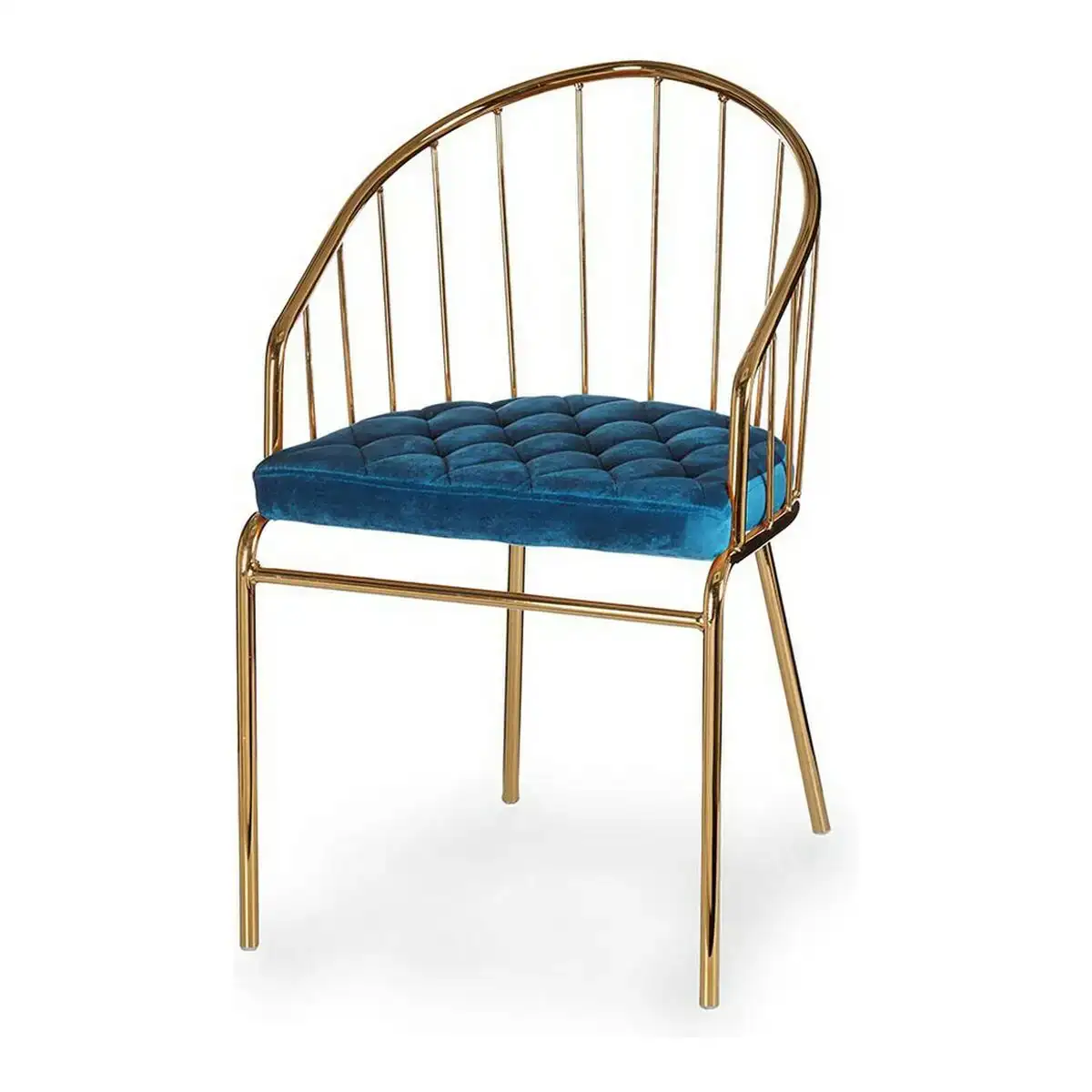 Chaise dore bleu barres fer reconditionne b _9658. DIAYTAR COTE D'IVOIRE - Votre Destination Shopping pour Tous. Parcourez notre boutique en ligne et découvrez une variété de produits pour satisfaire tous vos besoins et désirs.