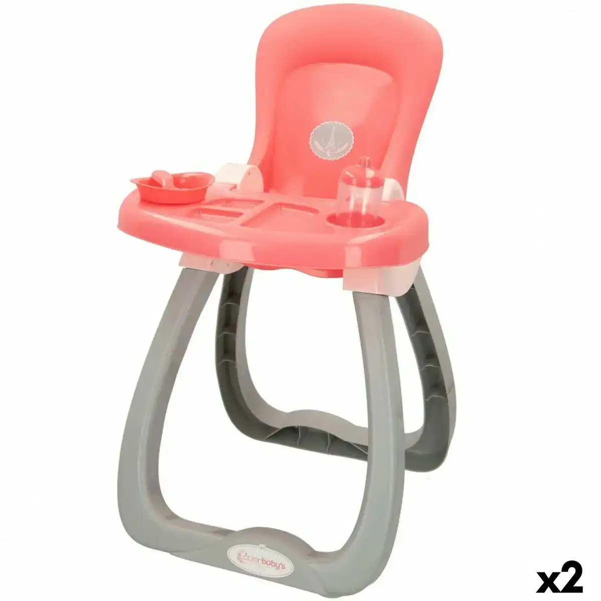 Chaise haute colorbaby 2 unites_1030. DIAYTAR COTE D'IVOIRE - Là où Vos Rêves Prendent Forme. Plongez dans notre catalogue diversifié et trouvez des produits qui enrichiront votre quotidien, du pratique à l'exceptionnel.
