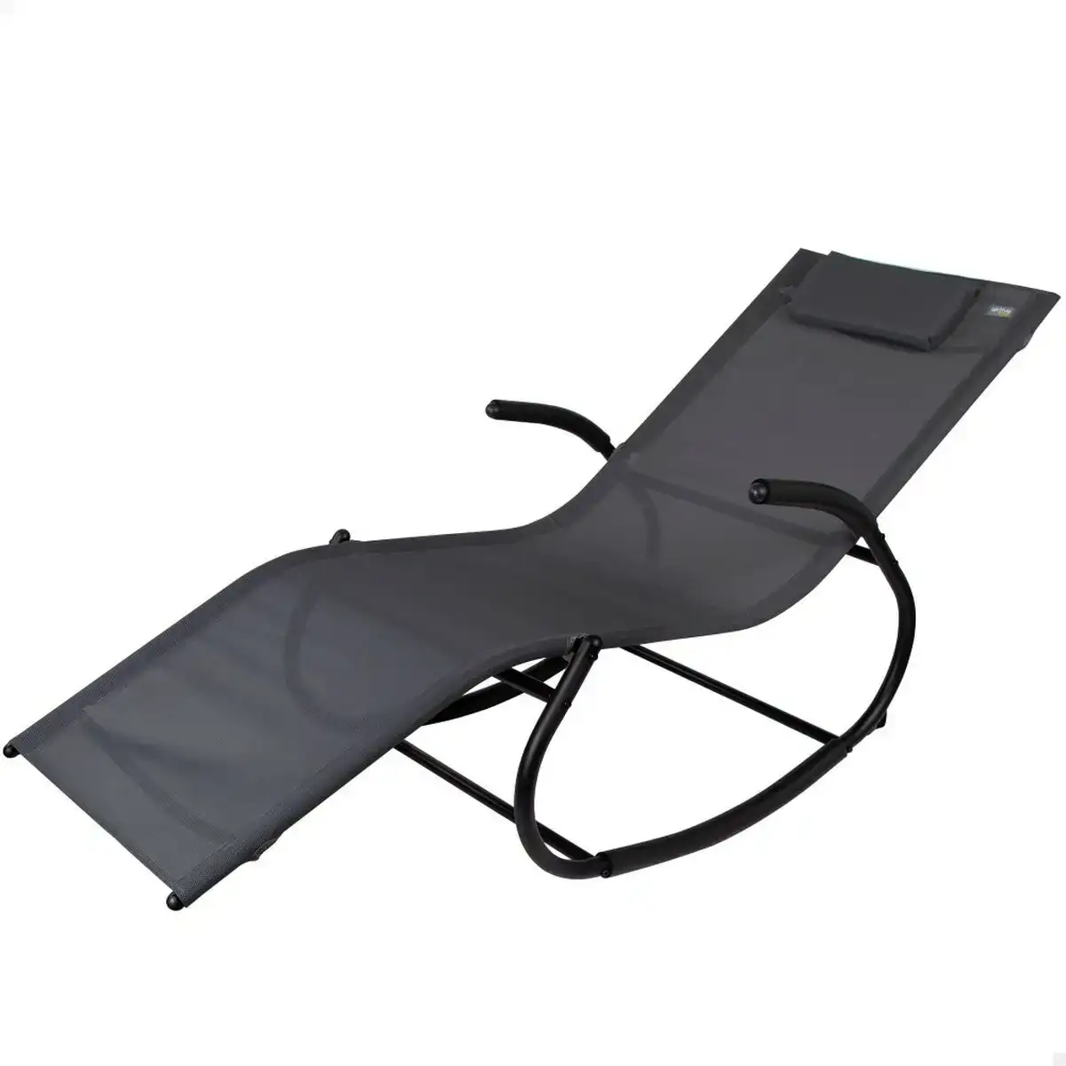 Chaise longue aktive 172 x 75 x 53 cm noir_6267. DIAYTAR COTE D'IVOIRE - L'Art de Vivre le Shopping Éthique. Parcourez notre gamme et choisissez des produits qui reflètent notre engagement envers des pratiques durables.