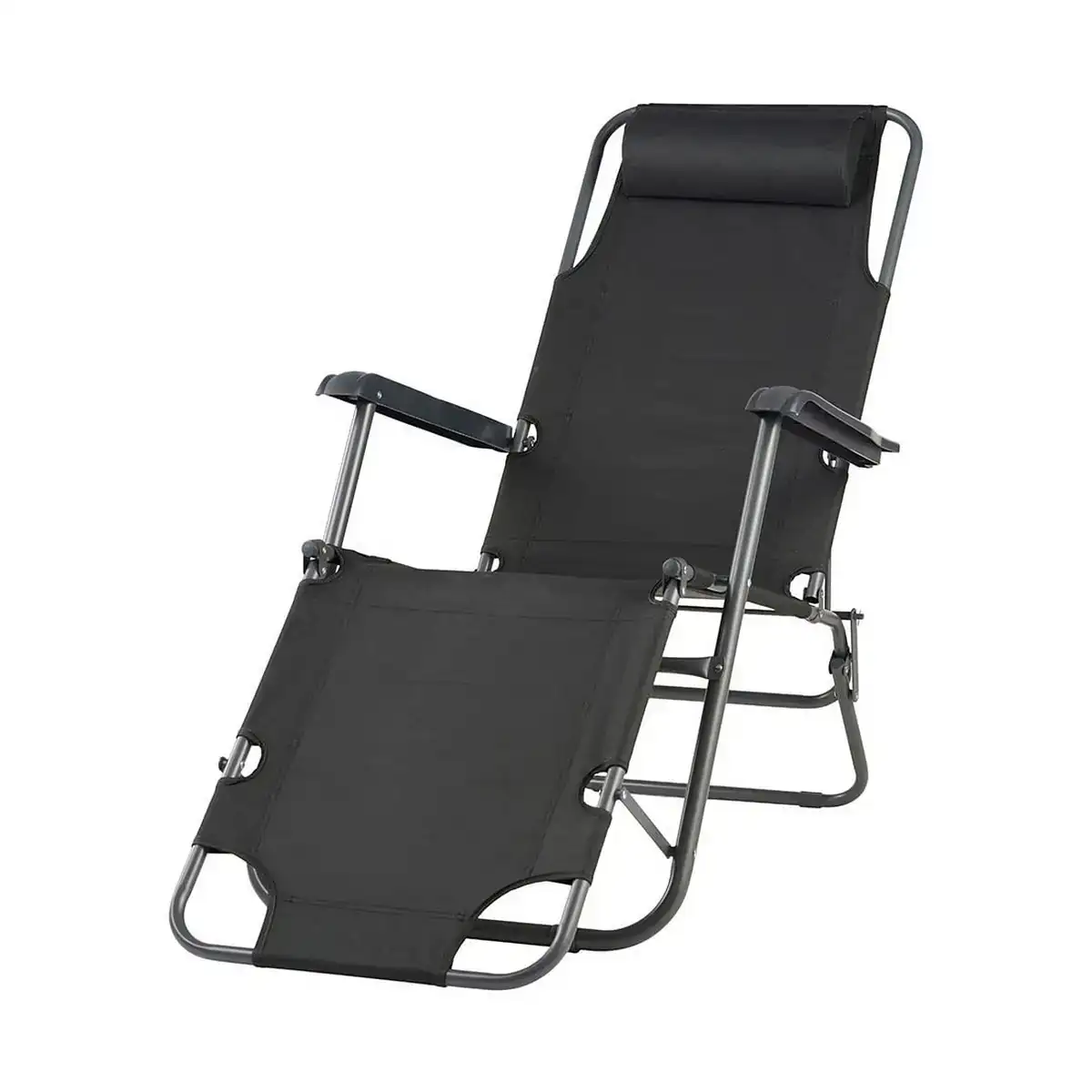Chaise longue noir 178 x 60 x 95 cm _7469. DIAYTAR COTE D'IVOIRE - Où la Qualité et la Diversité Fusionnent. Explorez notre boutique en ligne pour découvrir une gamme variée de produits qui incarnent l'excellence et l'authenticité.