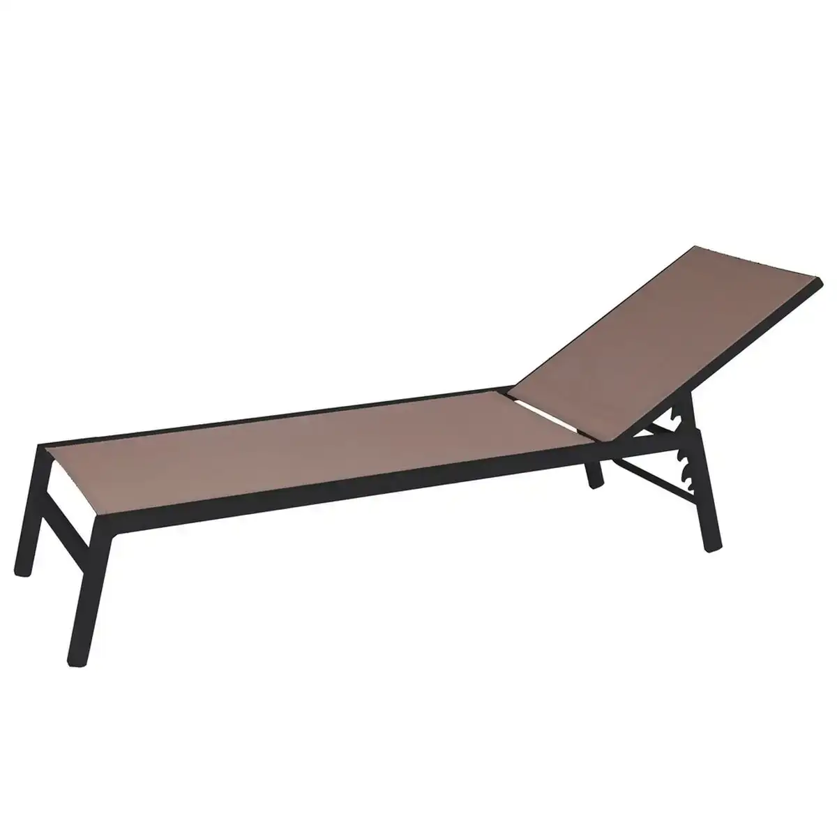 Chaise longue thais 199 x 61 x 30 cm graphite taupe_1848. Bienvenue chez DIAYTAR COTE D'IVOIRE - Où Chaque Produit a son Histoire. Plongez dans notre sélection diversifiée et découvrez des articles qui racontent le riche patrimoine sénégalais.