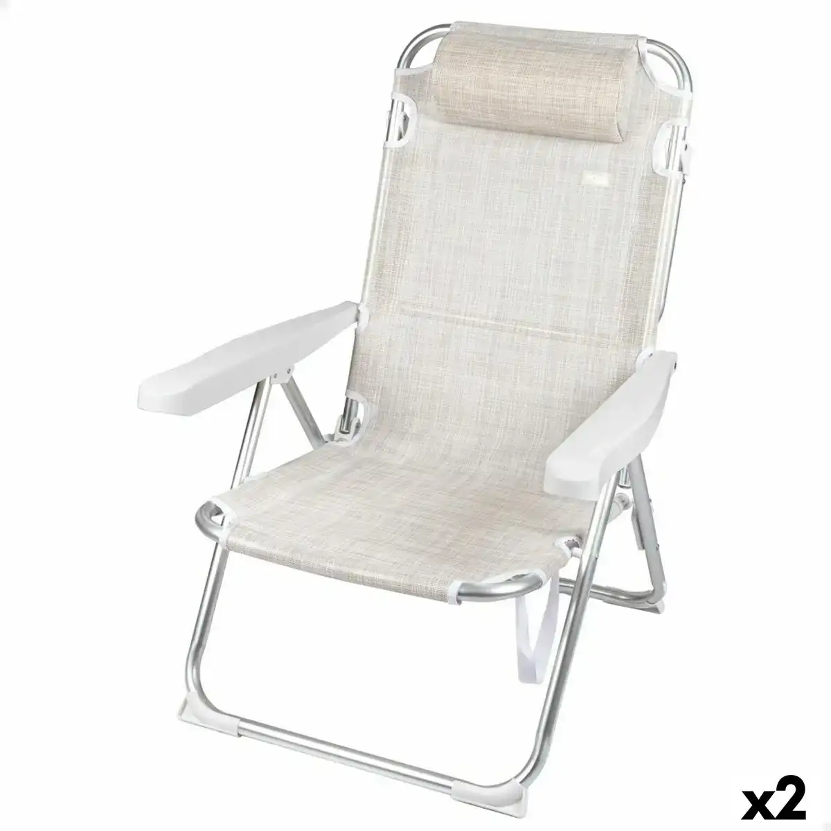 Chaise pliante aktive ibiza 48 x 90 x 60 cm 2 unites _1731. Découvrez DIAYTAR COTE D'IVOIRE - Votre Source de Produits Variés et un Service Exceptionnel. Parcourez nos catégories et bénéficiez d'un service client dévoué, prêt à vous guider à chaque étape.