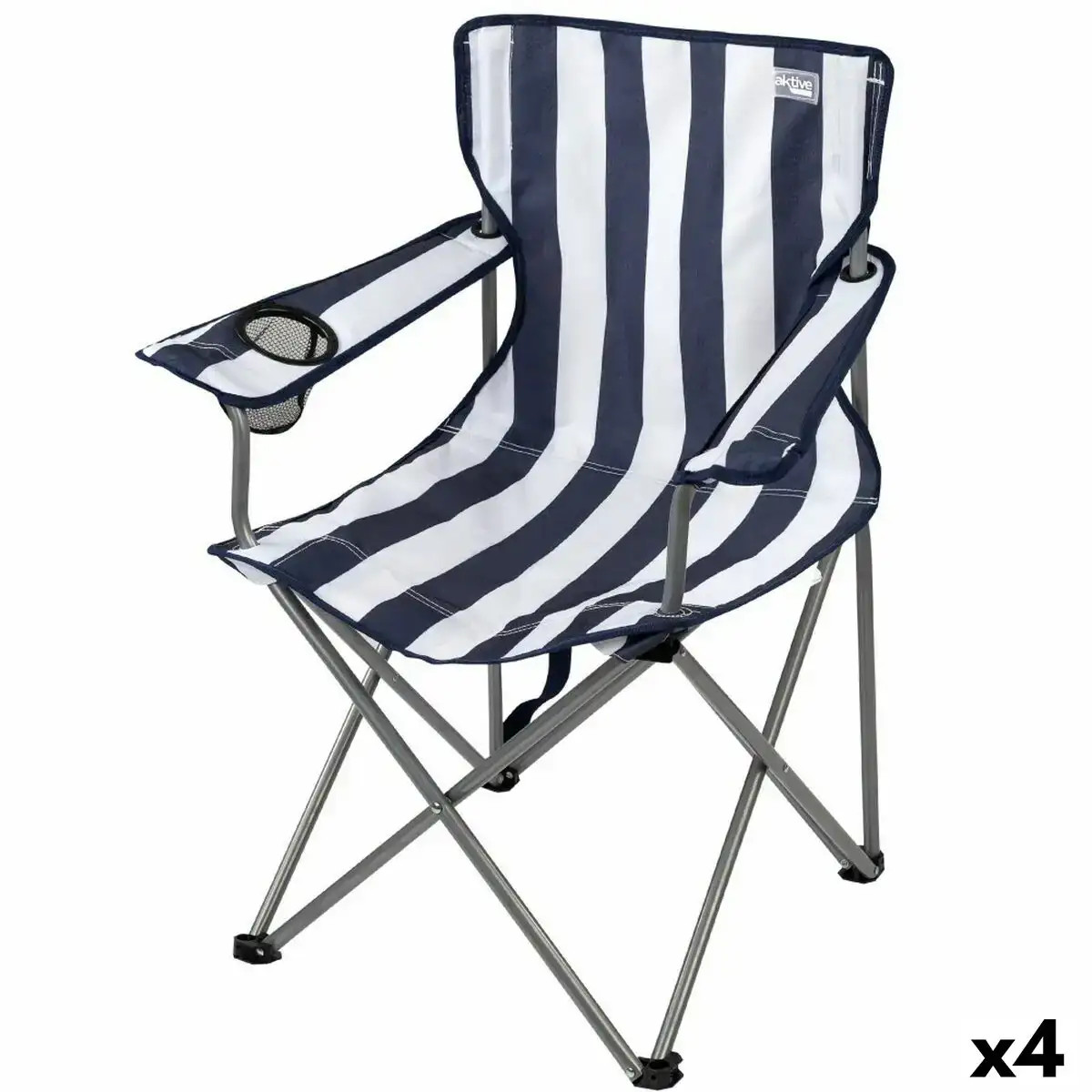 Chaise pliante aktive marin 45 x 82 x 47 cm 4 unites _6238. DIAYTAR COTE D'IVOIRE - L'Art de Vivre l'Excellence au Quotidien. Explorez notre gamme et choisissez des produits qui ajoutent une note de prestige à votre vie.