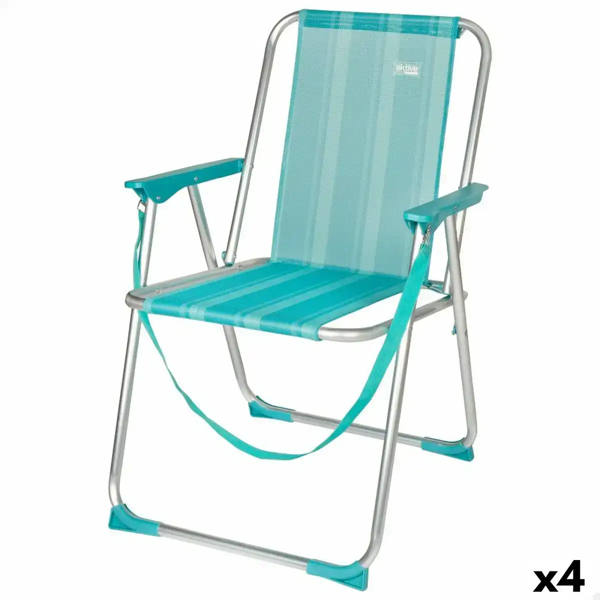 Chaise pliante aktive mediterranean turquoise 44 x 76 x 45 cm 4 unites _8885. DIAYTAR COTE D'IVOIRE - Votre Portail Vers l'Exclusivité. Explorez notre boutique en ligne pour trouver des produits uniques et exclusifs, conçus pour les amateurs de qualité.