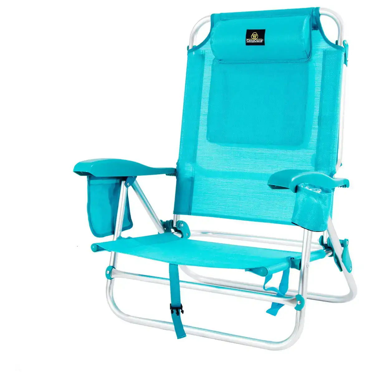 Chaise pliante avec frigo textiline coral 55 x 24 x 63 cm turquoise_2244. DIAYTAR COTE D'IVOIRE - L'Odyssée du Shopping à Votre Portée. Parcourez notre boutique en ligne et partez à la découverte d'articles qui rendront chaque jour spécial.