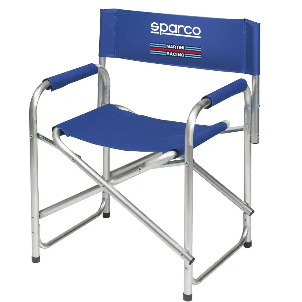 Chaise pliante sparco martini racing bleu_1480. DIAYTAR COTE D'IVOIRE - Votre Passage vers l'Élégance Abordable. Explorez notre collection où chaque produit est choisi pour sa qualité et son accessibilité, incarnant ainsi l'essence du Côte d'Ivoire.