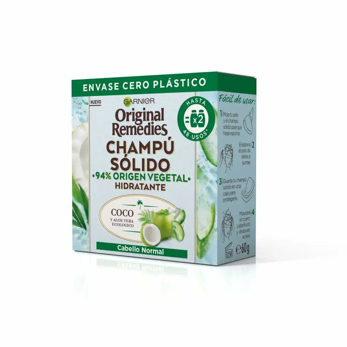 Champoing solide garnier original remedies coco aloe vera hydratant 60 g_7357. DIAYTAR COTE D'IVOIRE - L'Art de Vivre en Couleurs et en Styles. Parcourez notre sélection et trouvez des articles qui reflètent votre personnalité et votre goût pour la vie.