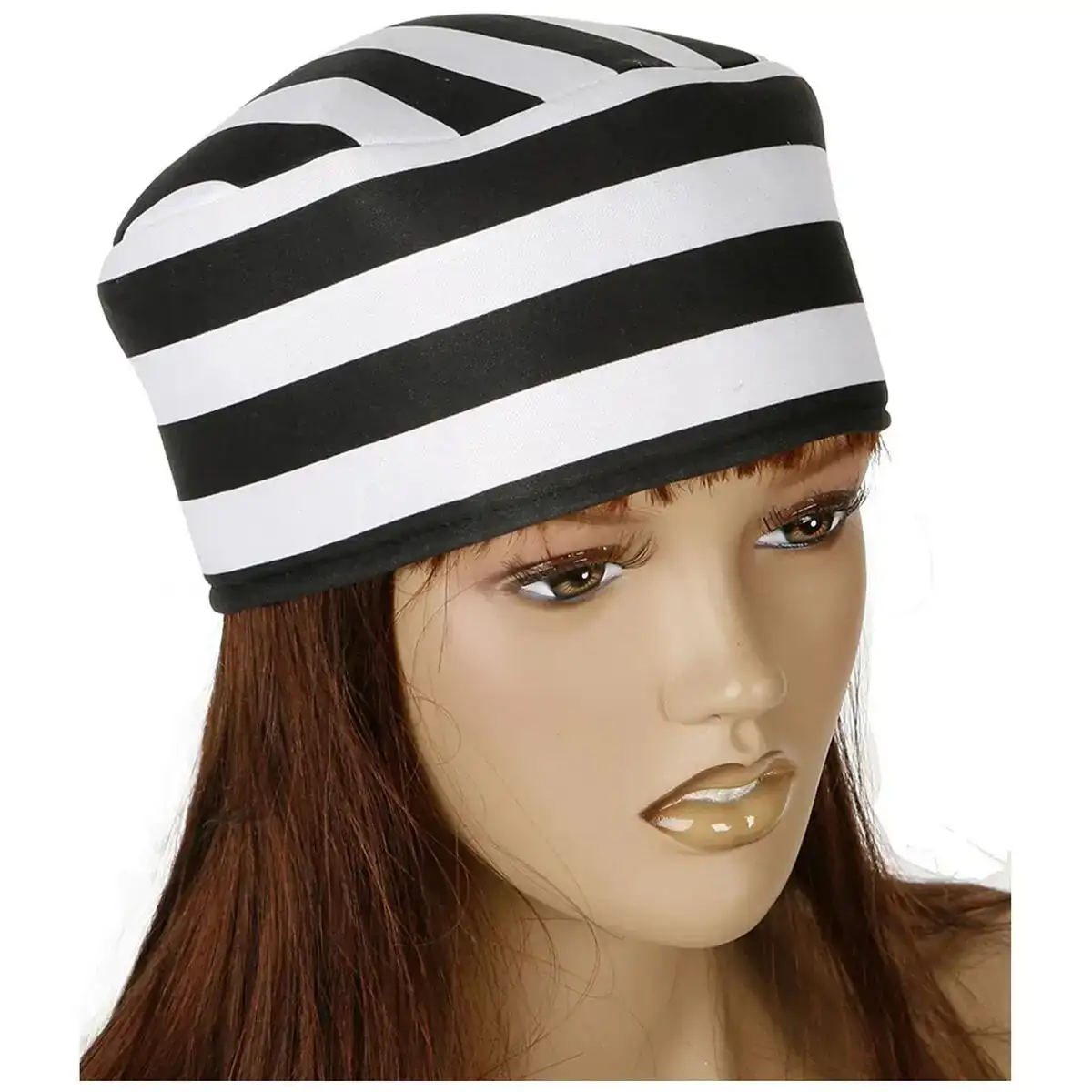 Chapeau a rayures noir_5813. DIAYTAR COTE D'IVOIRE - L'Art de Vivre le Shopping Inspiré. Parcourez notre catalogue et choisissez des produits qui reflètent votre passion pour la beauté et l'authenticité.