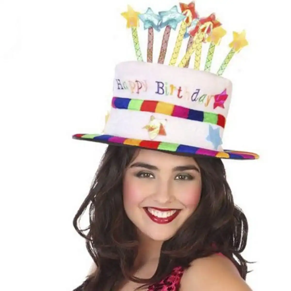 Chapeau d anniversaire 59 cm multicouleur_9038. DIAYTAR COTE D'IVOIRE - Votre Plateforme Shopping de Confiance. Naviguez à travers nos rayons et choisissez des produits fiables qui répondent à vos besoins quotidiens.
