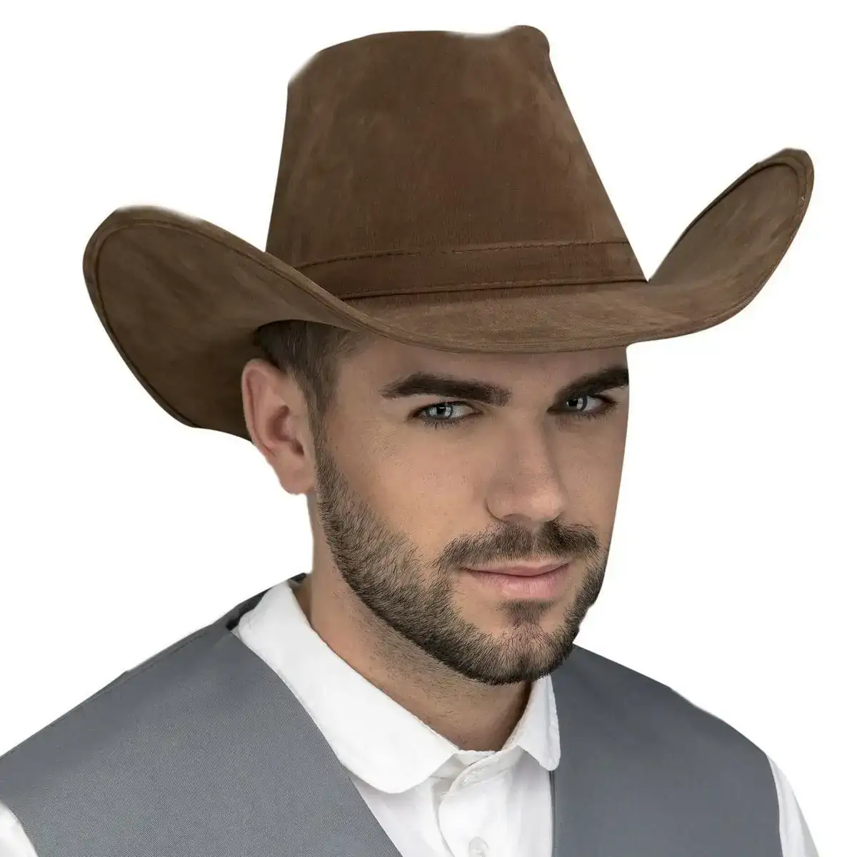 Chapeau my other me marron 59 cm cow boy_2265. DIAYTAR COTE D'IVOIRE - Votre Destination Shopping Authentique. Explorez notre boutique en ligne et découvrez des trésors qui reflètent l'âme du Côte d'Ivoire, pour une expérience shopping unique.