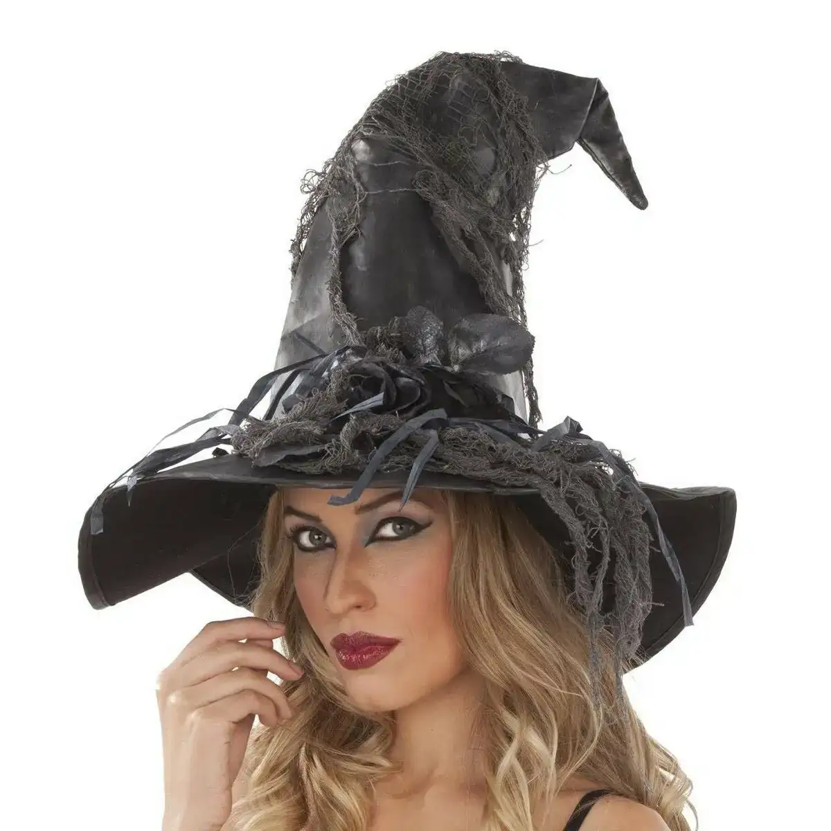 Chapeau my other me noir taille unique 59 cm sorciere_7160. DIAYTAR COTE D'IVOIRE - Où Choisir Devient un Acte de Découverte. Découvrez notre gamme et choisissez des produits qui éveillent votre curiosité et élargissent vos horizons.